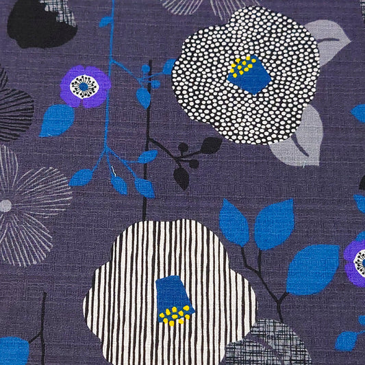 花柄 北欧 大柄 バニラン 生地 綿100% 110cm幅