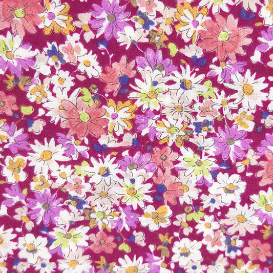 花柄 小花 シック ローン 生地 綿100% 110cm幅