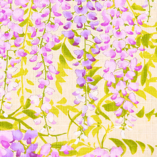 花柄 藤 サザンクロス 華やか 和柄 生地 綿100% 110cm幅