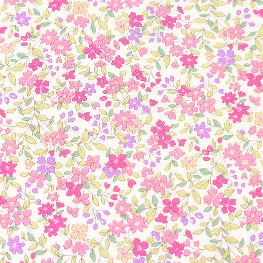 花柄 小花 フェミニン 上品 おしゃれ ブロード 生地 綿100% 110cm幅