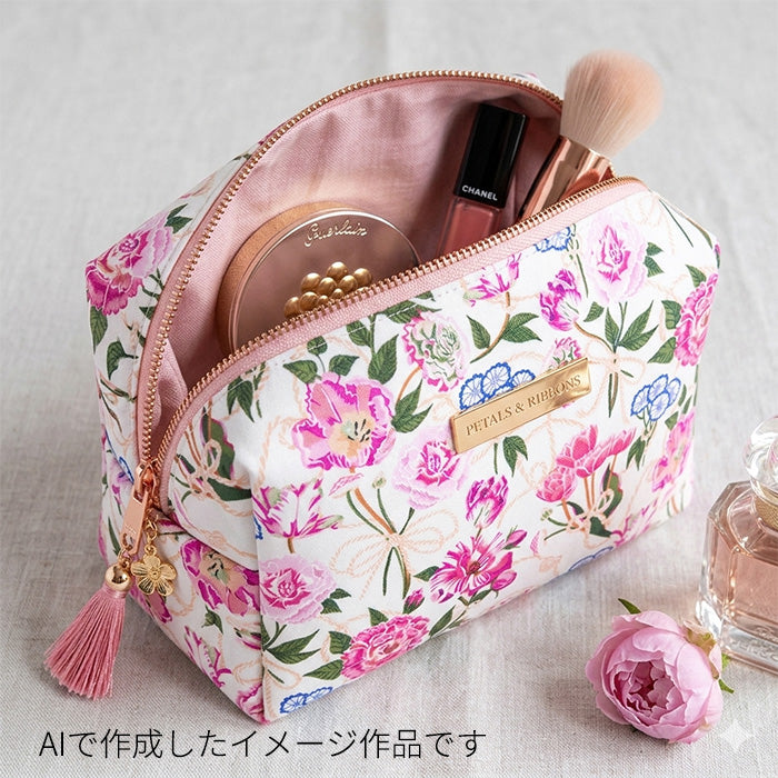 Cath Kidston キャスキッドソン Rope floral ローズ柄 オックス 生地 綿100% 110cm幅