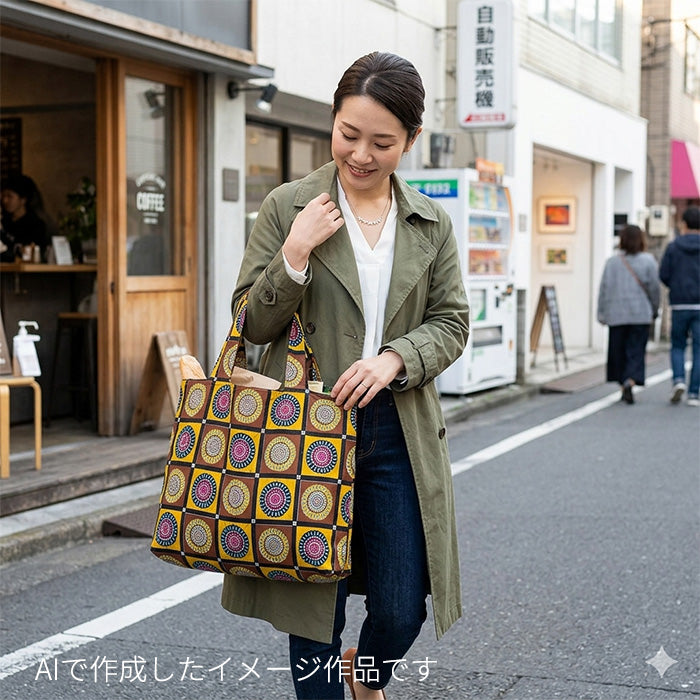 花柄 丸 アフリカン 40ブロード 生地 綿100% 110cm幅