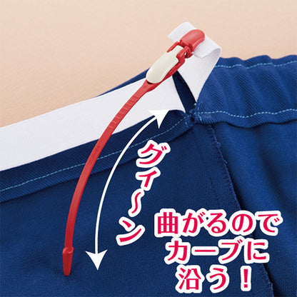 【 Clover 】 スピードゴム通し クリップ式 はさみ式 紐通し