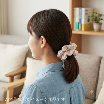 花柄 花束 上品 ノスタルジック スケア 生地 綿100％ 110cm幅