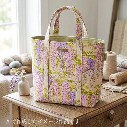 花柄 藤 サザンクロス 華やか 和柄 生地 綿100％ 110cm幅