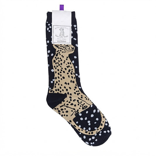 echino socks 靴下 E:cheetah