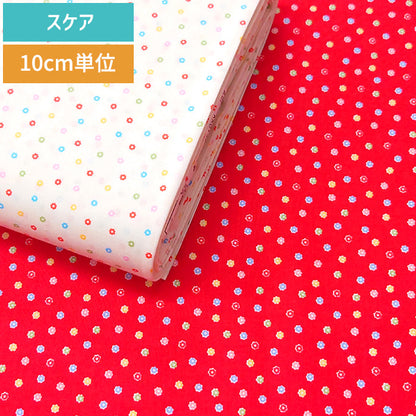 花柄 Happy message 30’S レトロ スケア 生地 綿100％ 110cm幅