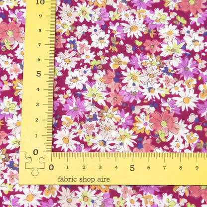 花柄 小花 シック ローン 生地 綿100% 110cm幅