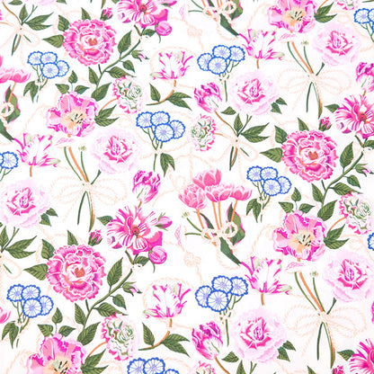 Cath Kidston キャスキッドソン Rope floral ローズ柄 オックス 生地 綿100％ 110cm幅