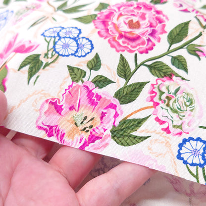 Cath Kidston キャスキッドソン Rope floral ローズ柄 オックス 生地 綿100％ 110cm幅