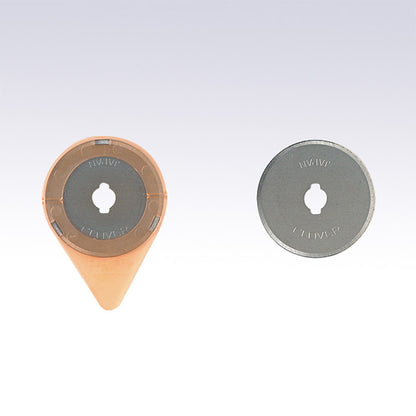 【 Clover 】 ロータリーカッター 替刃 28mm 45mm 回転式カッター 裁断 曲線カット 替え刃