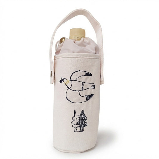 +HAyU fabric ハユ Bottle case ハト C 生成