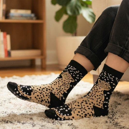 echino socks 靴下 E:cheetah