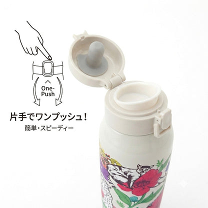 echino ～wonder～ thermal tumbler ワンプッシュボトル 真空二重ボトル