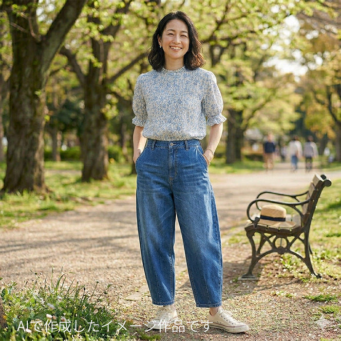 小花柄 60ローン 生地 淡い 大人雰囲気 綿100% 110cm幅