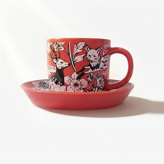 echino ～wonder～ cup and saucer カップアンドソーサー 日本製