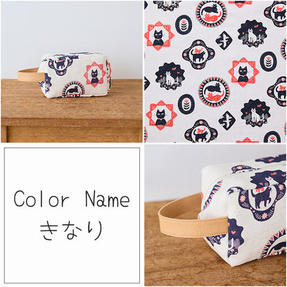 【 杉本さなえ 】 Cat Days  猫柄 花柄 綿麻シーチング 生地 綿85％ 麻15％ 110cm幅
