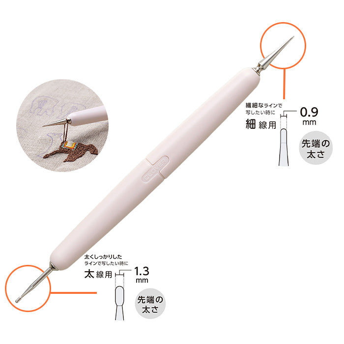 【 Clover 】 トレーサー 鉄筆タイプ 図案写し 印付け 裁縫
