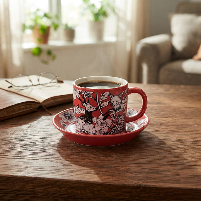 echino ～wonder～ cup and saucer カップアンドソーサー 日本製