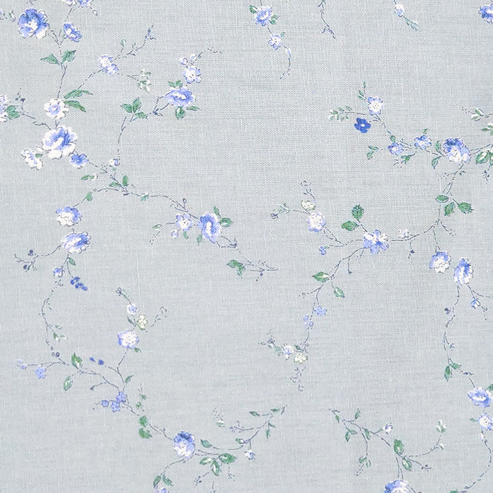 花柄 小花柄 上品 大人 綿麻シーチング 生地 綿85％ 麻15％ 110cm幅
