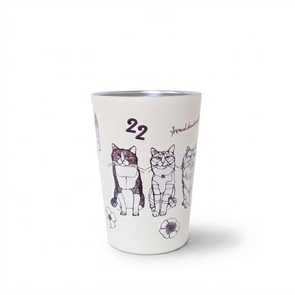 +HAyU fabric ハユ cat trio 保温保冷タンブラー