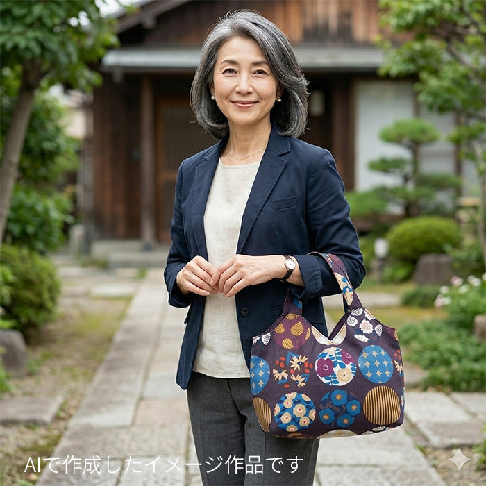 花柄 丸 ドット ストライプ 大柄 バニラン 生地 綿100％ 110cm幅