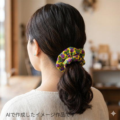 花柄 バラ柄 う早この布 薔薇 ブロード 生地 綿100% 110cm幅