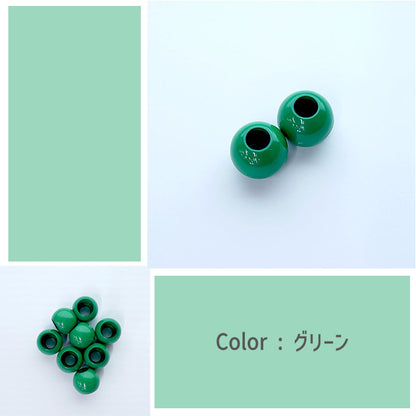 【 2個1組 】ループエンド 18mm 穴サイズ7mm プラスチック製 紐止め 巾着 お着替え袋 コップ入れ