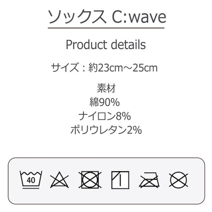 echino socks 靴下 C:wave